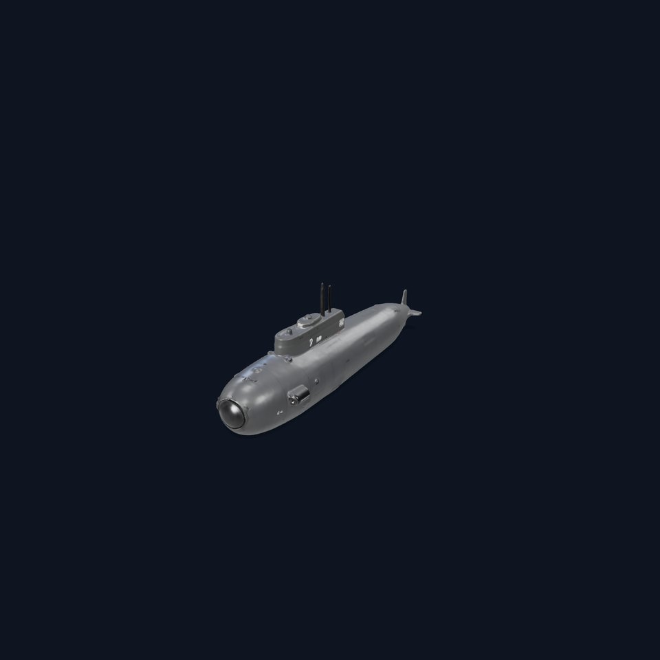 Sleek Submarine model pack